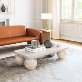 Camakat Coffee Table White & Whitewashed