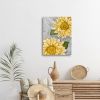 Sunflower Floral Prints Painting Framed Artwork