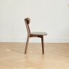Dining chair wooden FAS grade oak natural wood made in North America