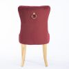 Nikki Collection Modern, High-end Tufted Solid Wood Contemporary Velvet Upholstered Dining Chair