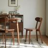 Dining chair wooden FAS grade oak natural wood made in North America