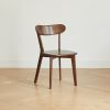 Dining chair wooden FAS grade oak natural wood made in North America