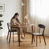 Dining chair wooden FAS grade oak natural wood made in North America
