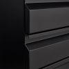 3 Drawer Mobile Locking File Cabinet, Rolling Filing Cabinet for Letter/A4 Size With 5 Wheels
