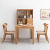 Dining chair wooden FAS grade oak natural wood made in North America 100% dirt-free wood chair solid chair table chair