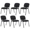 Office Chair with Metal Frame and Padded Cushions for Conference Room