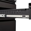 3 Drawer Mobile Locking File Cabinet, Rolling Filing Cabinet for Letter/A4 Size With 5 Wheels