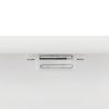 Double Door Mirror Indoor Bathroom Wall Mounted Cabinet Shelf White