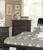 Traditional Design Bedroom Furniture 1pc Chest of 5x Drawers Grayish Brown Finish Wooden Furniture