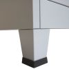 Office Cabinet with 2 Doors Steel 35.4"x15.7"x70.9" Gray