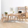 Dining chair wooden FAS grade oak natural wood made in North America 100% dirt-free wood chair solid chair table chair
