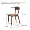 Dining chair wooden FAS grade oak natural wood made in North America