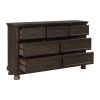 Traditional Design Bedroom Furniture 1pc Dresser of 7x Drawers Grayish Brown Finish Wooden Furniture