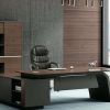 High Back Executive Chair PU Leather Business Manager's Office Chair Adjustable Ergonomic Swivel Desk Chair