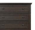 Traditional Design Bedroom Furniture 1pc Chest of 5x Drawers Grayish Brown Finish Wooden Furniture