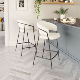 Josephine Counter Stool Cream (Color: cream)