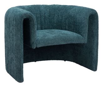 Viana Accent Chair Aquamarine (Color: Aqua)