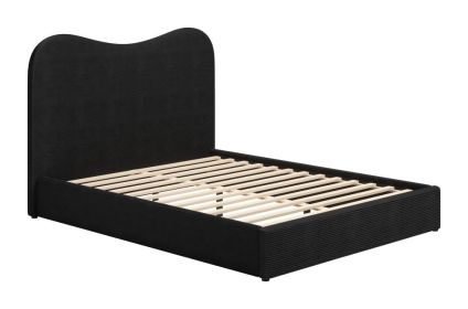 Sele King Bed Black (Color: Pic B   Queen)