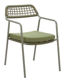 Rio Dining Chair (Set of 2) Green (Color: Olive green)