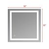 4 Size Bathroom LED Vanity Mirror Wall Mounted Makeup Mirror with Light (Horizontal/Vertiacl)